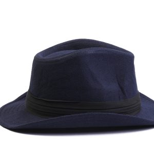 Dark Blue Cowboy Hat, Faux Felt Cowboy Hat, Winter Men Hat, Fedora Hats, Western Style Cowboy Hat, Vintage Old Style Man Hat