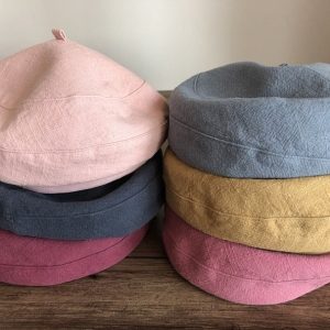 Spring Summer Beret for Women, Linen Beret Hat, Spring/Summer Beret for Girl/Women, Solid Colour Beret, Painter Beret