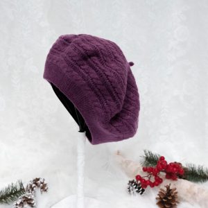 Slouchy Beret Hat, Crochet Beret, Fall Fashion, French Beret, Oversized Beret hat For Women, Loose Comfortable Hat
