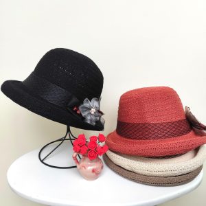 Summer Cotton Mesh Breathable Bucket Hat with UV Protection, Stylish Summer Hat