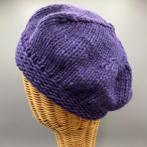 Hand Knit Chunky Merino Wool Beret