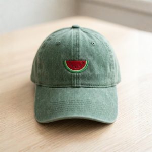 Embroidered Watermelon Baseball Cap, Dad Hat, Summer Fruit Accessory