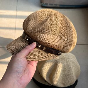 Hat for Woman, Women's Sun Hat, Women's Octagonal Cap, Women's Summer Straw Cap, Women's Newsboy Cap, Women's Painter Hat, Knitted Beret Cap