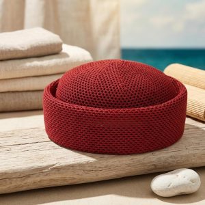 Women Summer Mesh Beret Hat Breathable Kufi Cap Elegant Sun Hat Lightweight Outdoor Fashion