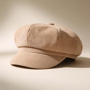 Vintage Newsboy Beret Cap for Women & Men, Octagonal Baker Boy Hat, Solid Color Painter Cap, Classic Winter Beret, Casual Fashion Hat