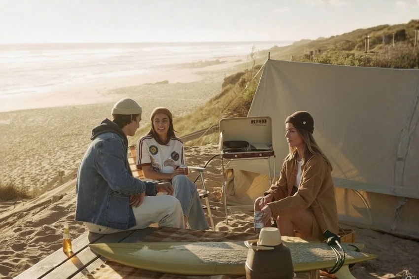 A quiet coastal trip with comfortable hats